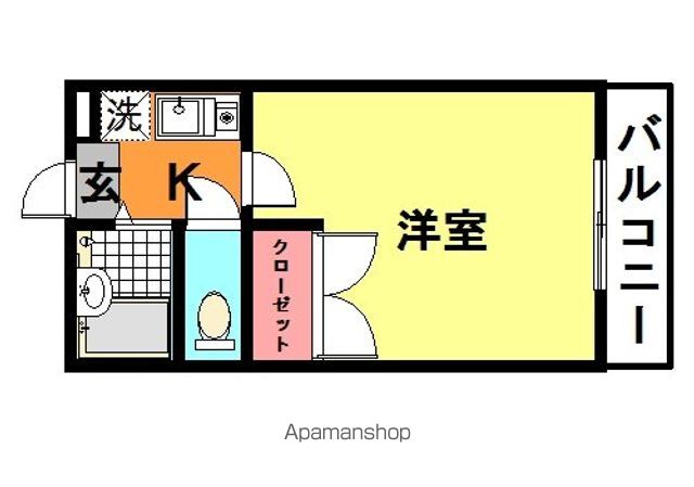 レオパレスサンブライトの間取り写真