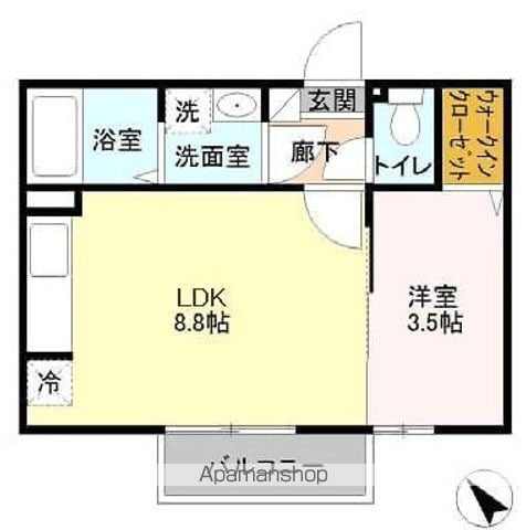 ジュネスハイツの間取り写真