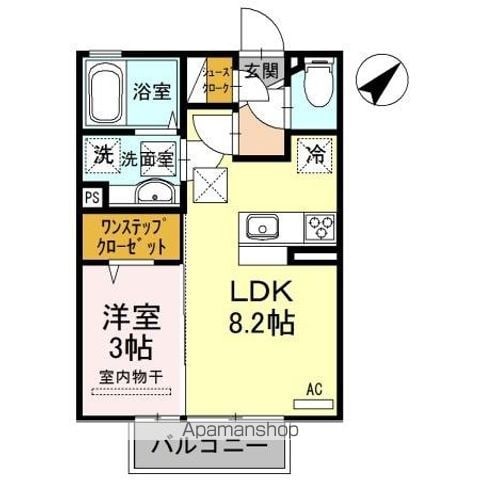 レジデンス フィーユ B棟の間取り写真