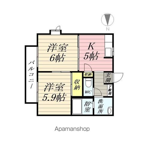 メルベーユ アンの間取り写真