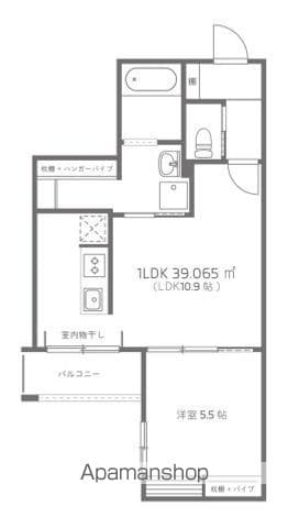 B.I HOUSE五日市の間取り写真