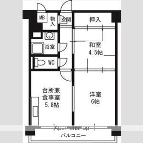 豊平市街地住宅の間取り写真