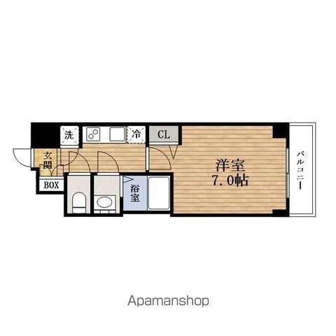 レジュールアッシュ難波MINAMIーIIの間取り写真