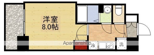 ディームス江坂の間取り写真
