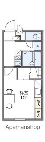 レオパレス南の風 IIの間取り写真