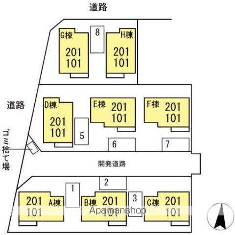 ボヌール　Ａ 101 ｜ 東京都練馬区上石神井２丁目35-6（賃貸アパート1LDK・1階・37.88㎡） その21