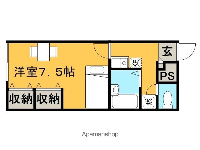 レオパレスルミエールの間取り写真