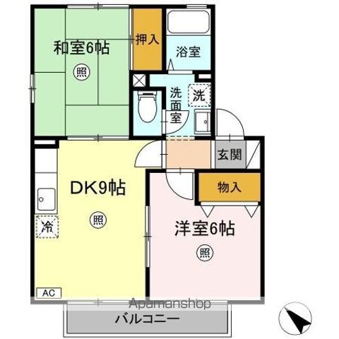 セジュールラフィネの間取り写真