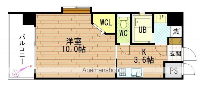 グラビスコート十日市の間取り写真