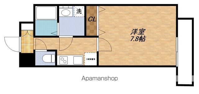 THE RESIDENCE Sの間取り写真