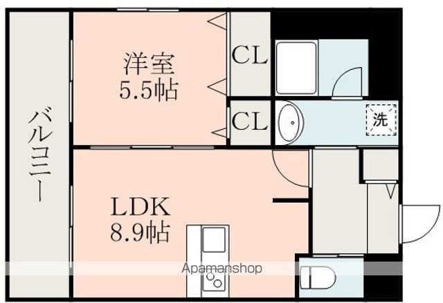 Reve de H 京町の間取り写真