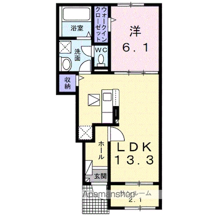 ＭｉｎｉｃｏⅡ[1LDK/50.05m2]の間取図