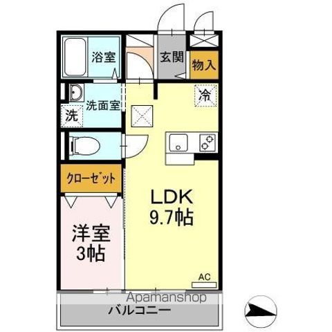 センプリーチェの間取り写真