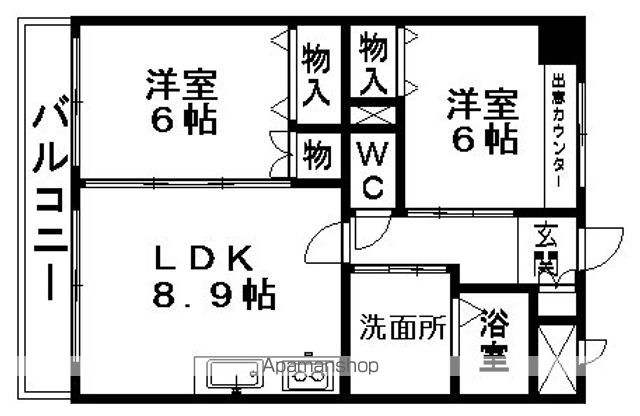 クレール文教の間取り写真