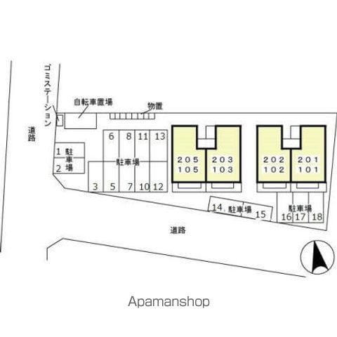 ドミール六条 203 ｜ 岐阜県岐阜市六条南２丁目12-10（賃貸アパート1LDK・2階・45.38㎡） その23