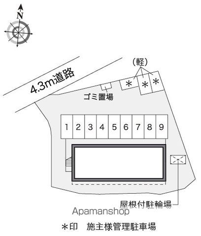 レオパレスピレーネ 206 ｜ 山梨県甲斐市西八幡895-1（賃貸アパート1K・2階・23.18㎡） その12