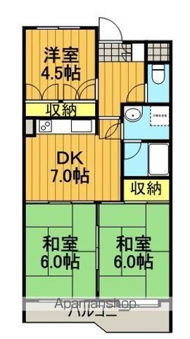 ヴィラ・クレドールの間取り写真