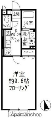 サクラアヴェニュー[1K/29.7m2]の間取図