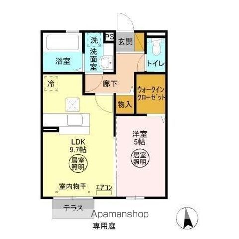 サウザンドサニー EASTの間取り写真