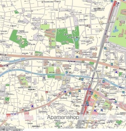 ＹＯＮＥＤＡＹＡビル[1DK/28.55m2]の周辺3