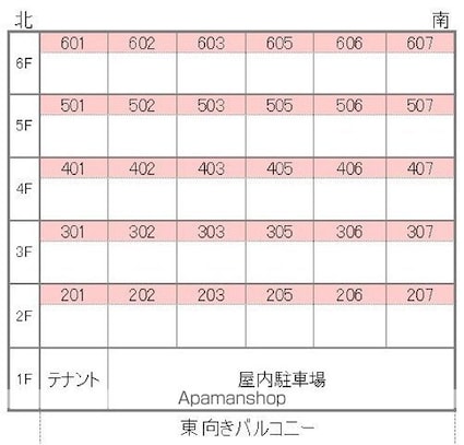 コーポラスＡＣ２[3LDK/59m2]の配置図