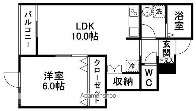 リーコーポ六番館の間取り写真