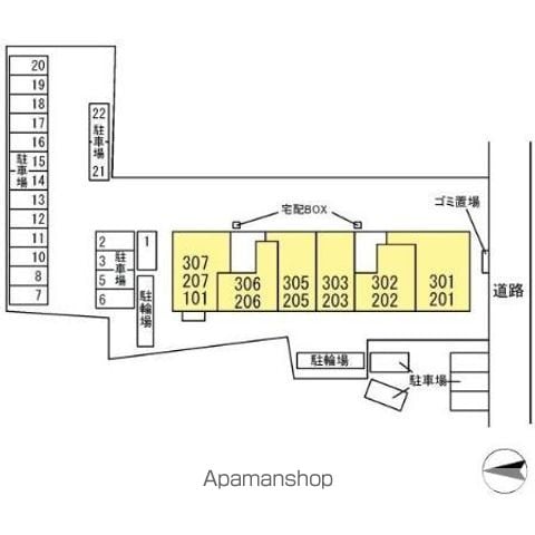 アルフォーレ 306 ｜ 千葉県流山市大字東深井253-1（賃貸アパート1LDK・3階・41.86㎡） その25