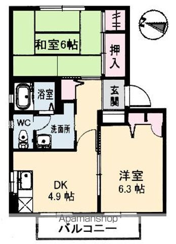 シャーメゾン東高須の間取り写真
