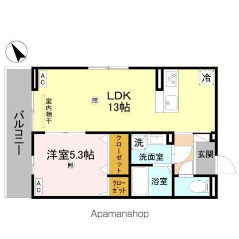 DーROOM 後三条の間取り写真
