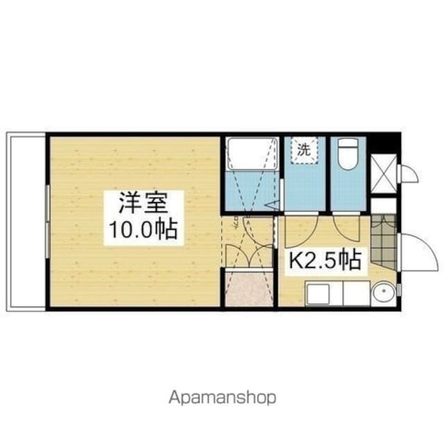 サンハイツ１１[1K/29.7m2]の間取図