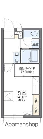 レオパレスSKR鳥栖の間取り写真