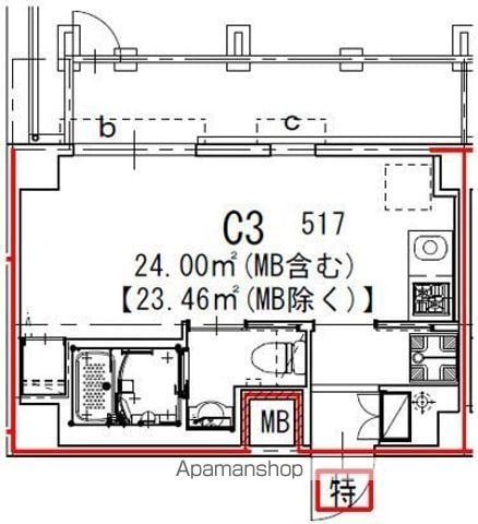 GENOVIA船橋の間取り写真
