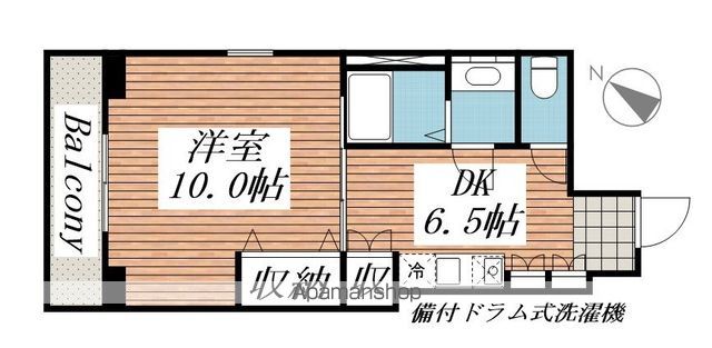 渋谷区恵比寿のマンションの間取り