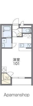 レオパレスグランドカメリアⅦ[1K/31.05m2]の間取図