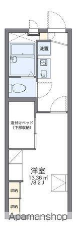 レオパレスマニエの間取り写真