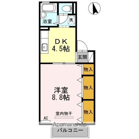 ドミール古川 A棟の間取り写真