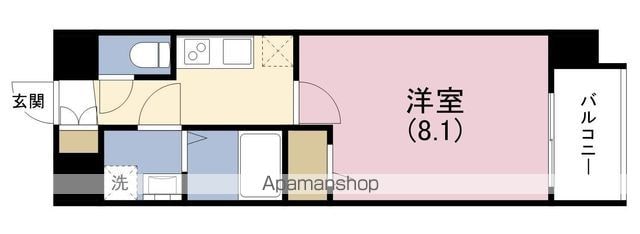 レジデンス大阪福島フォルテの間取り写真
