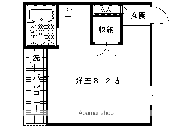 ハイツMATSUNAMIの間取り写真