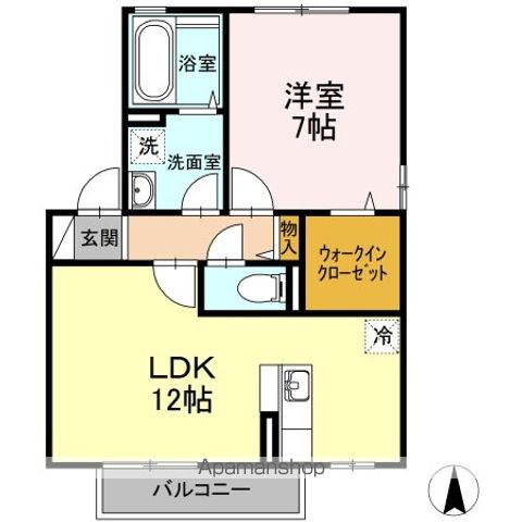 リビングタウン南仙北 Eの間取り写真