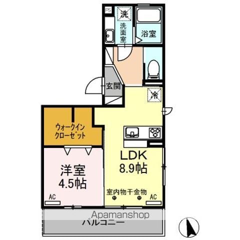 クリア トゥレスBC C棟の間取り写真