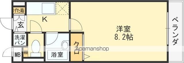 ヴィラハピネスの間取り写真