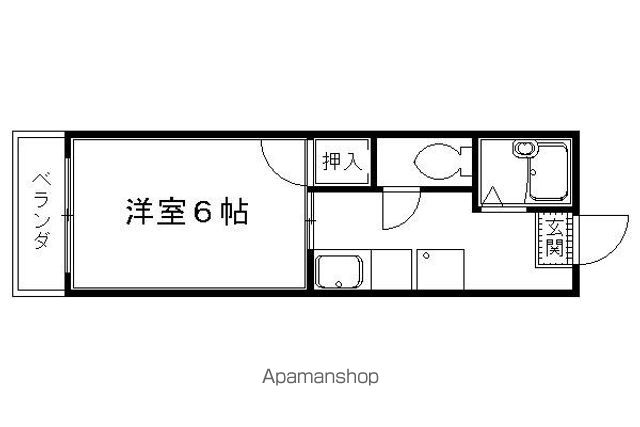 衣笠氷室町マンションの間取り写真