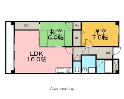 ＲＥＮＡＣＥ　ＭＩＴＯＵ[2LDK/68.64m2]の間取図