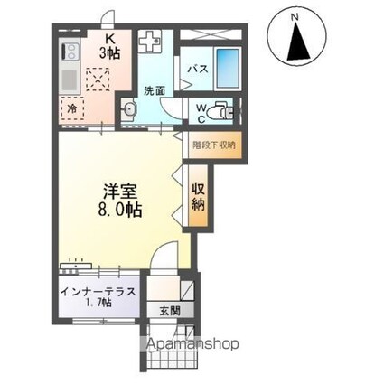 Ｓｐｉｃａ（スピカ）[1K/33.81m2]の間取図