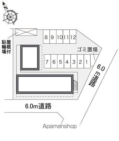 レオパレスＪＹＵＲＡＫＵⅡ 107 ｜ 福岡県筑紫野市原田４丁目10-6（賃貸アパート1K・1階・23.18㎡） その12