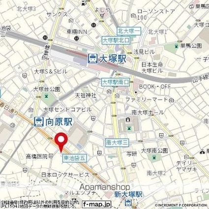 レジオス池袋イースト[1K/20.69m2]の周辺9