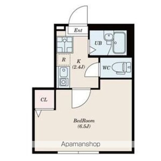 Ｓｕｎ　Ｍａｌｌ　下北沢[1K/18.97m2]の間取図
