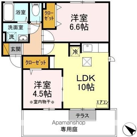 ハイツ白金の間取り写真