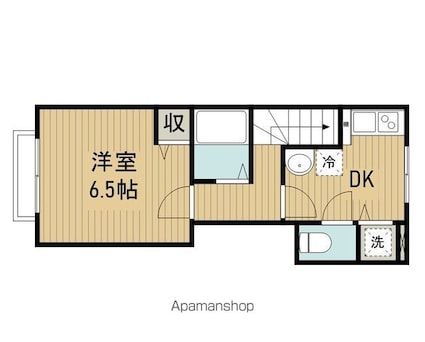 グラン南阿佐ヶ谷[1DK/30m2]の間取図