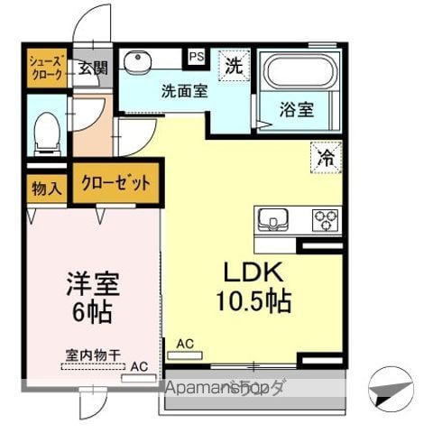 クリア南砂の間取り写真